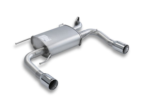 Remus Edelstahl Duplex Sportauspuff-Hauptschalldämpfer Suzuki Swift 4 Sport Typ NZ je 90mm rund scharfkantig: 855111198ESD