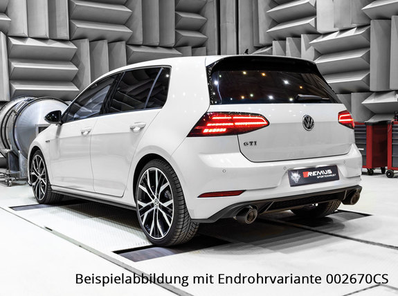 Remus Edelstahl Duplex Racing-Komplettanlage ab Kat VW Golf 7 GTI Facelift Performance ab Bj. 2017 inkl. 1 Endrohr rechts+links nach Wahl: 7960171500ANLR1 Remus Edelstahl Duplex Racing-Komplettanlage ab Kat VW Golf 7 GTI Facelift Performance ab Bj. 2017 inkl. 1 Endrohr rechts+links nach Wahl: 7960171500ANLR1