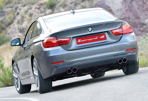 Supersprint Edelstahl Duplex Sportauspuff-Komplettanlage ab Kat BMW 4er F32 428i inkl. xDrive je 2x80mm rund eingerollt abgeschrägt: 987906ANL Supersprint Edelstahl Duplex Sportauspuff-Komplettanlage ab Kat BMW 4er F32 428i inkl. xDrive je 2x80mm rund eingerollt abgeschrägt: 987906ANL