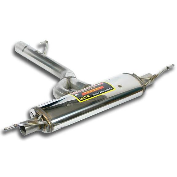 Supersprint Edelstahl Duplex Racing Sportauspuff BMW X4 F26 35d 35i xDrive: 046504