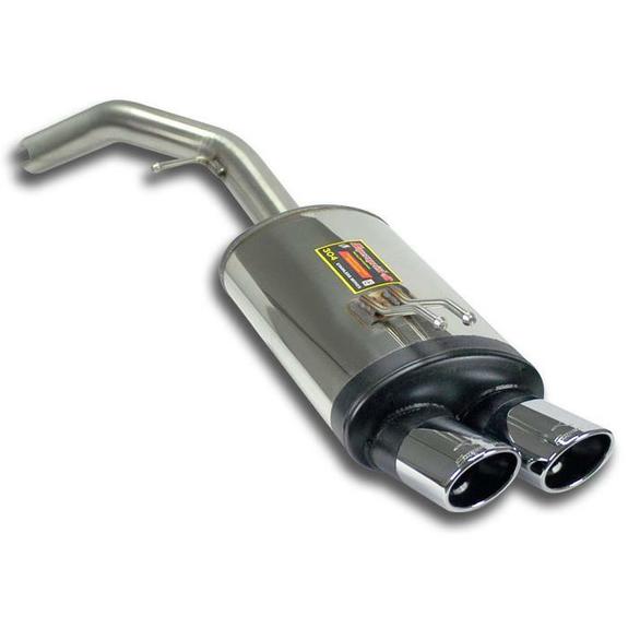 Supersprint Edelstahl Sportauspuff Fiat Stilo 2x90x70mm oval eingerollt abgeschrägt: 153807#2