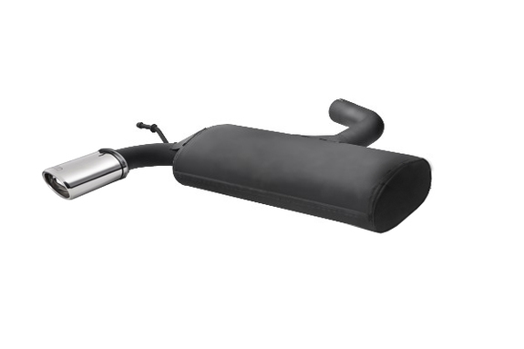 Ulter Sportauspuff Audi A3 8P 2003-2012 120x80mm oval eingerollt seitlich abgeschrägt mit Absorber: 101-103-27