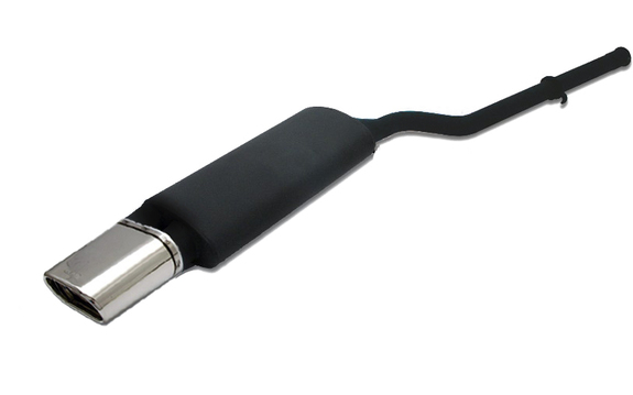 Ulter Sportauspuff BMW 3er E36 Lim., Touring, Coupe, Cabrio 12/90-12/98 145x75mm flachoval eingerollt abgeschrägt mit Absorber: 102-101-21-1