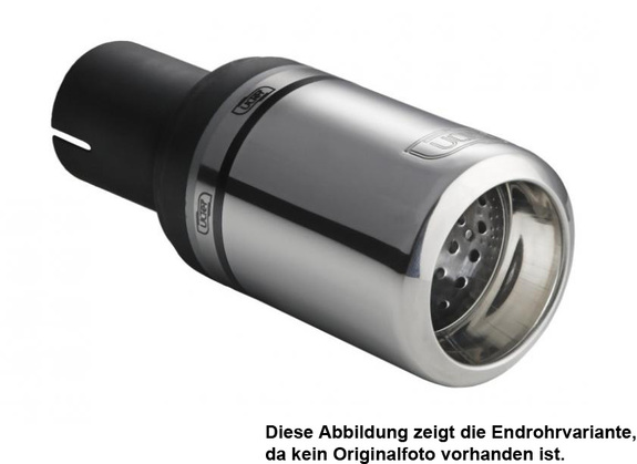 Ulter Sportauspuff BMW 3er E36 COMPACT 94-00 80mm rund eingerollt gerade mit Absorber: 102-126-07-1