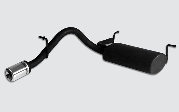 Ulter Sportauspuff Daewoo MATIZ 04/98-08/00 80mm rund eingerollt gerade mit Absorber: 105-105-07-2