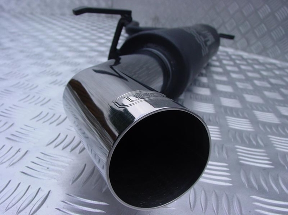 Ulter Sportauspuff Fiat CINQUECENTO 92-98 60mm rund scharf gerade ohne Absorber: 107-102-R