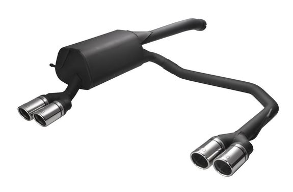 Ulter Duplex Sportauspuff Ford MONDEO mk3 Kombi 10/00 – 02/07 70mm rund eingerollt abgeschrägt mit Absorber: 108-421-70RS