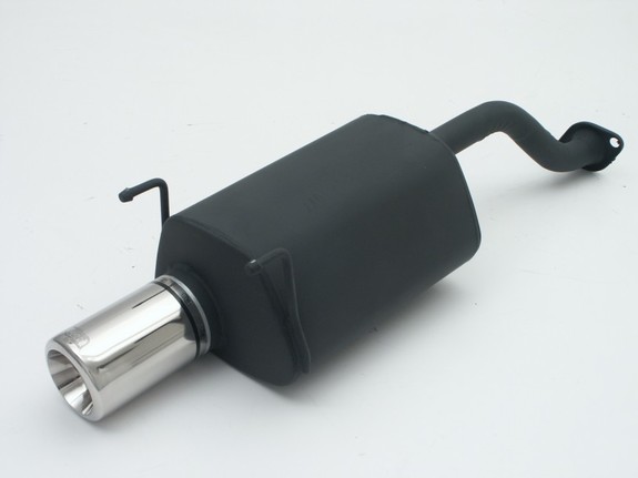 Ulter Sportauspuff Honda CIVIC 6 Fließheck 3-türig 96-01 80mm rund eingerollt gerade mit Absorber: 110-103-07-2