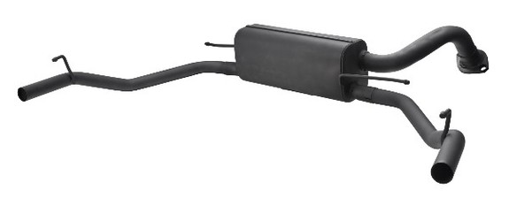 Ulter Duplex Sportauspuff Honda CIVIC 8 1.8l Fließheck 2006-2011: 110-320-BK