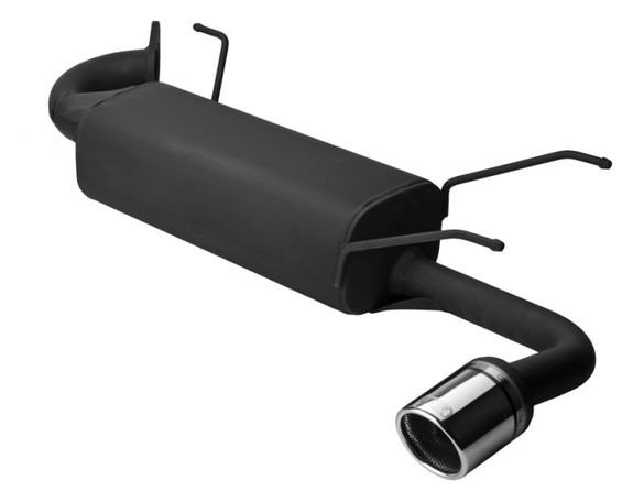 Ulter Sportauspuff Mazda MX5 NB 98- 90mm rund eingerollt abgeschrägt mit Absorber: 116-103-90RS