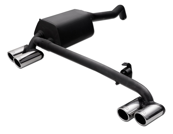 Ulter Duplex Sportauspuff Renault MEGANE 3 Fließheck 5-türig, Coupe 70mm rund eingerollt abgeschrägt mit Absorber: 122-413-70RS