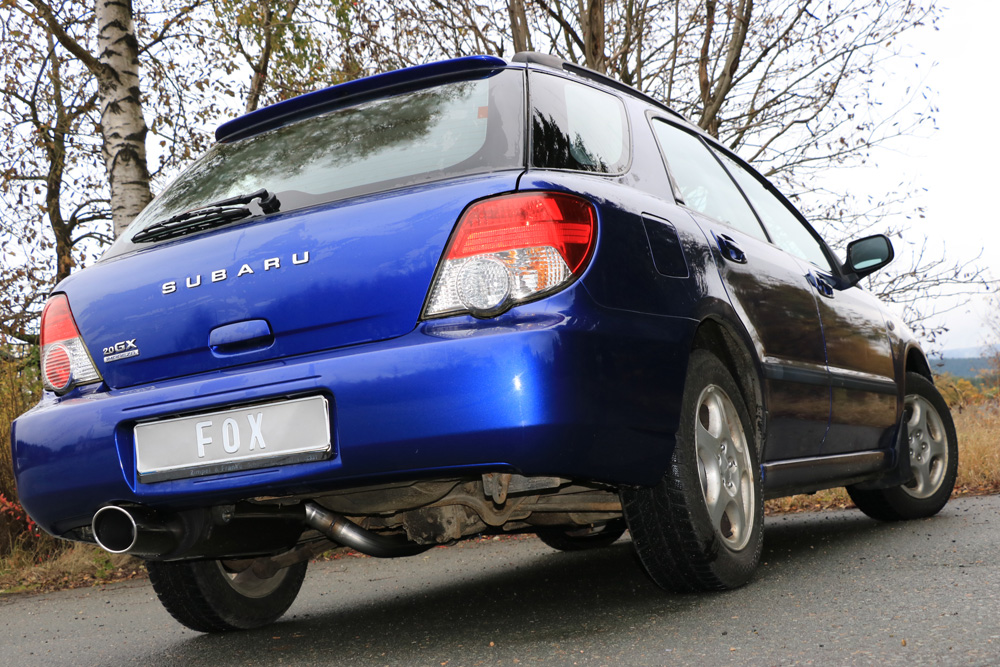 Subaru Impreza GD GG 2.0l FOX Sportauspuff zum BestPreis